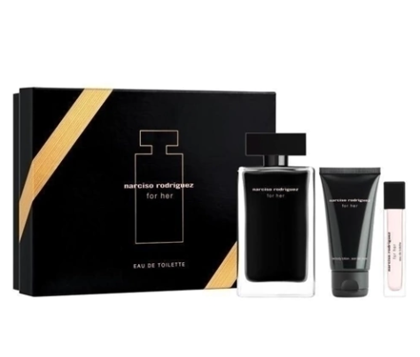 Narciso Rodriguez Kit For her+Body Lotion+Travel Eau De Toilette